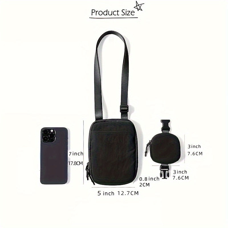 Waterproof Unisex Sports Crossbody Bag for Outdoor Fitness