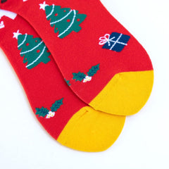 3 Pairs Women's Christmas Mixed Socks Bundle