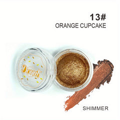 16 Colors Pearly Eyeshadow Clay Brown Golden Cheese Mud Shimmer Glitter