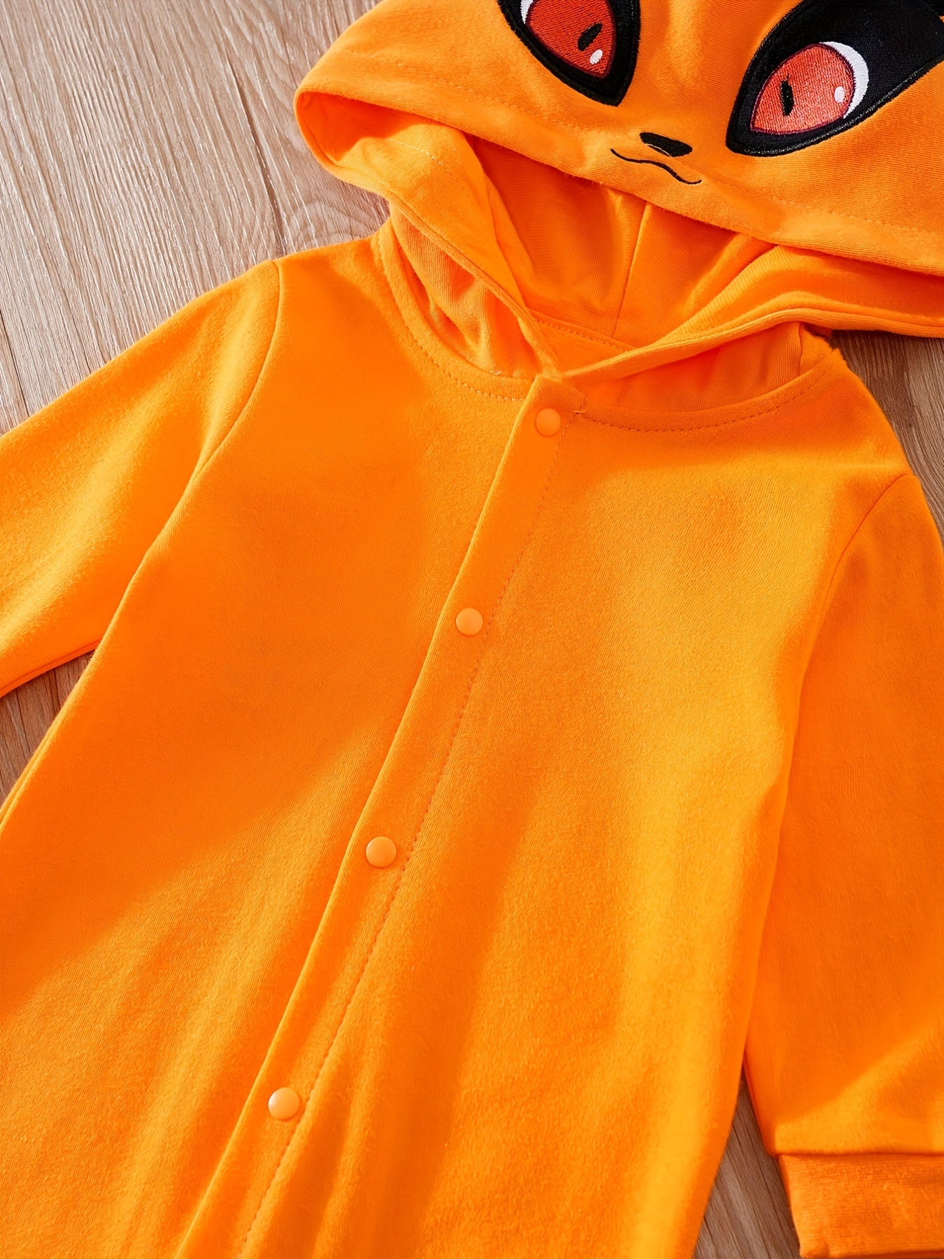 Fox Cosplay Anime Costume Cotton Baby Bodysuit Snap Jumpsuit