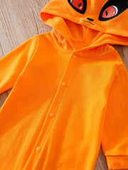 Fox Cosplay Anime Costume Cotton Baby Bodysuit Snap Jumpsuit