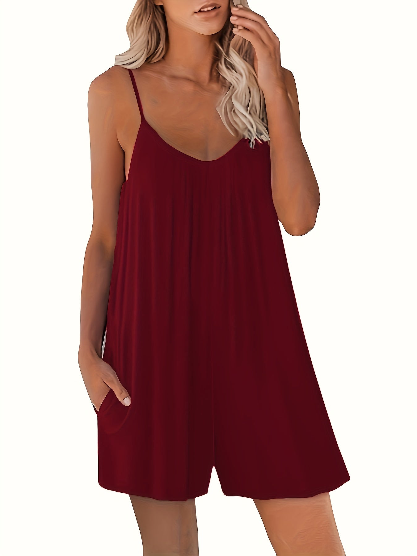 Casual Cami Romper Loose Jumpsuit for Women