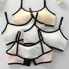 4pcs Adjustable Vest Bra for Middle & High School Girls
