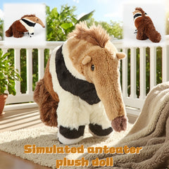 Adorable Anteater Plush Doll Soft Fur Perfect Gift Friends & Family