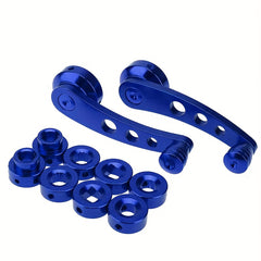 2pcs Car Window Crank Handle Aluminum Replacement Winder Crank Kit for Auto