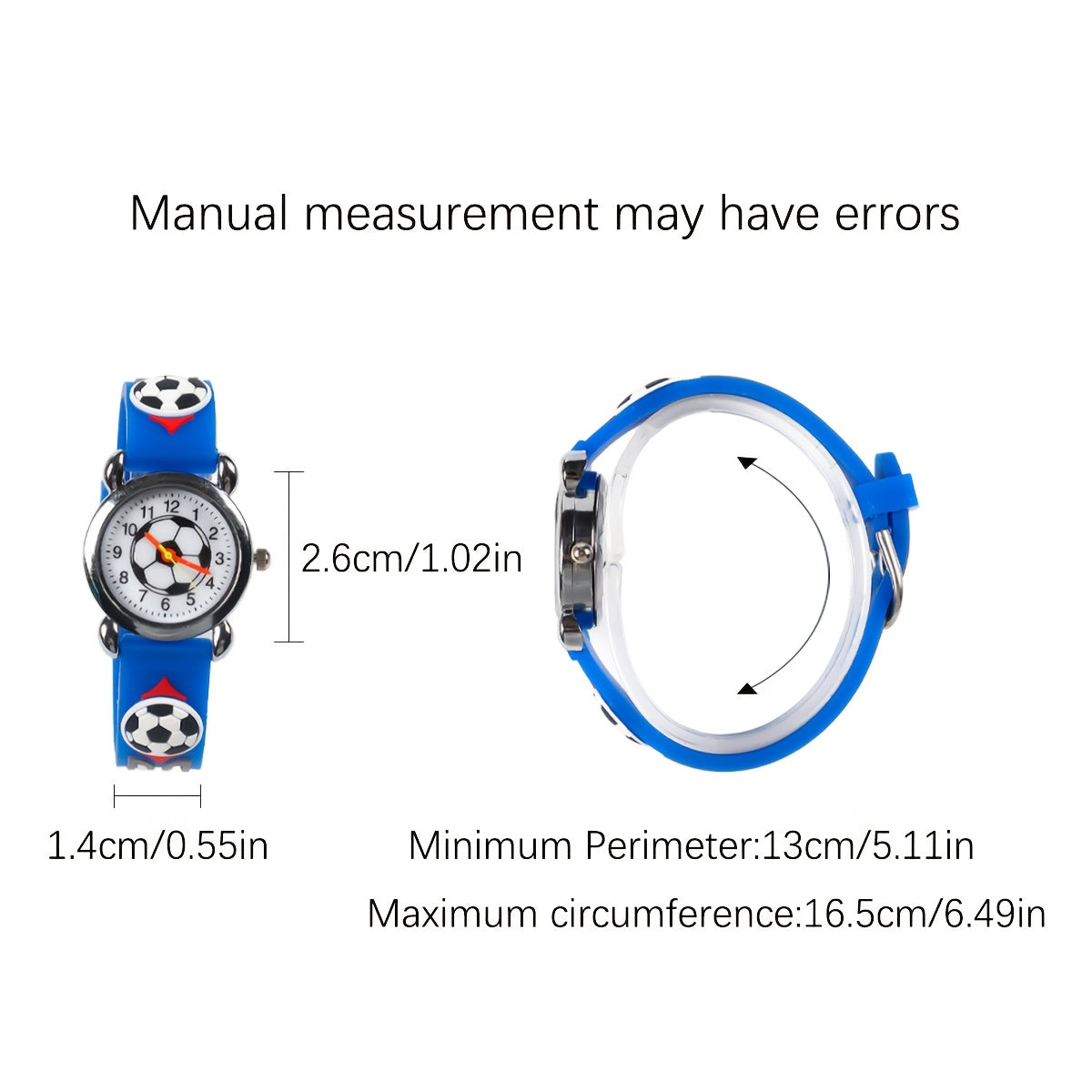 2pcs Boys' Sports Quartz Watches Mixed Casual Student Electronic Wristwatch