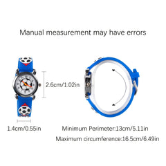 2pcs Boys' Sports Quartz Watches Mixed Casual Student Electronic Wristwatch
