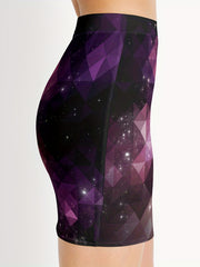 Geo Print Mini Skirt Casual Skinny Skirt For Spring & Summer Women's Clothing