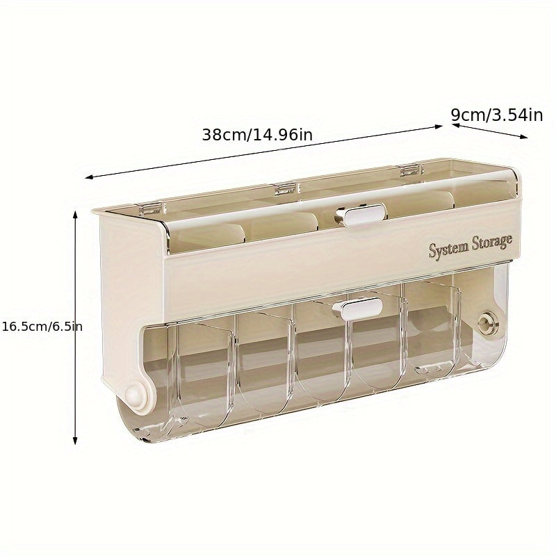 Plastic Wall Storage Box Punch Wall Hanging Grid Organizer