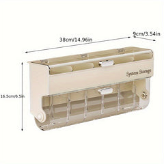 Plastic Wall Storage Box Punch Wall Hanging Grid Organizer