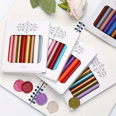 10pcs Retro Sealing Wax Sticks Set for Gift Wrapping Envelope Sealing