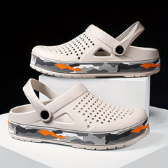 Men's Lightweight Comfy Clogs Hollow Out Garden Shoes