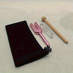 4096C High Freq Tuning Fork Alum Alloy w/ Hammer & Crystal