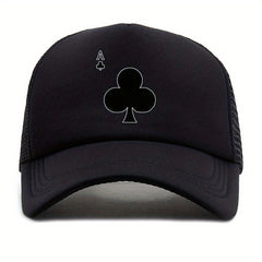 Unisex Breathable Adjustable Baseball Cap With Club A Pattern
