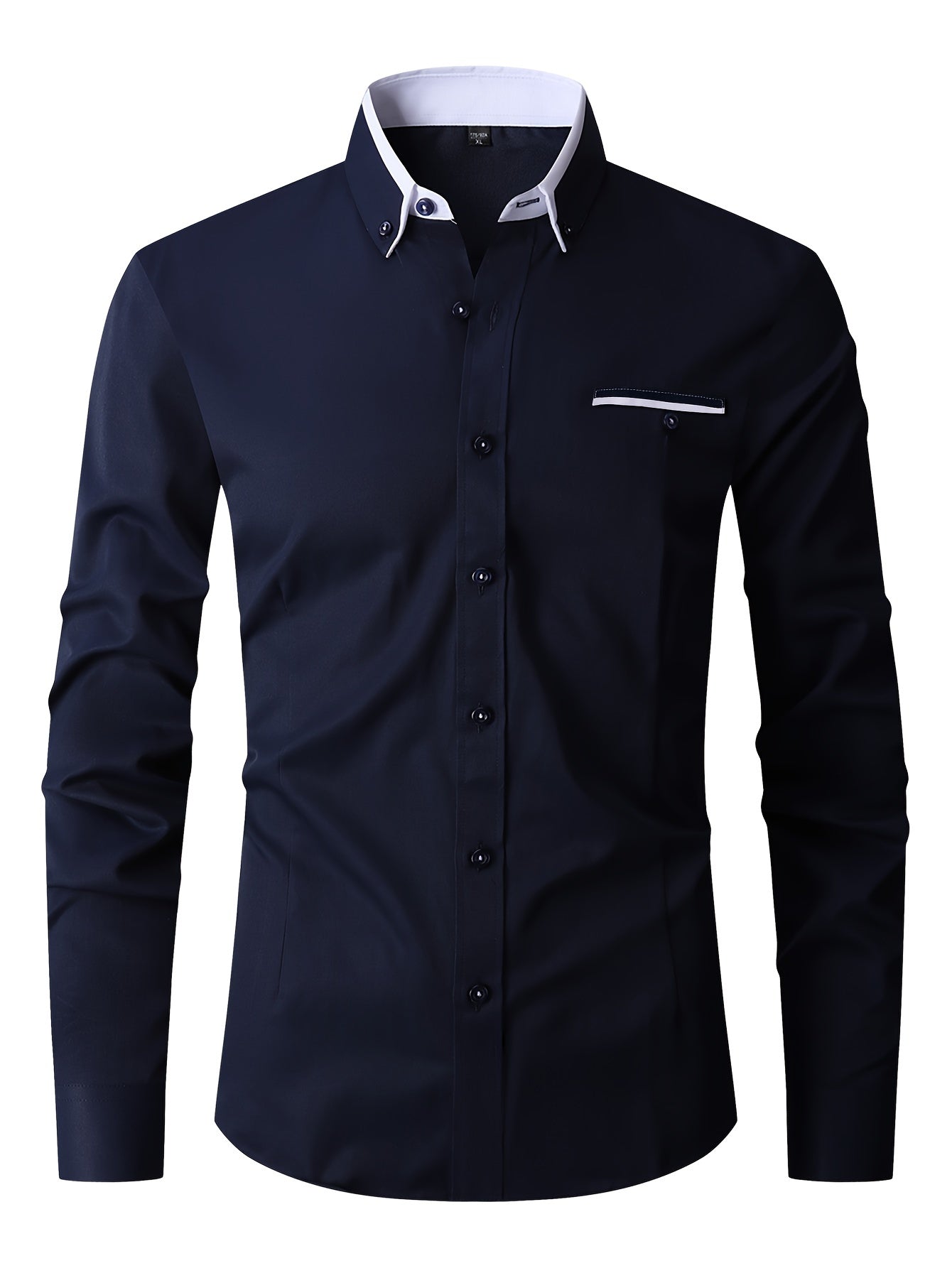 Men's Classic Button Up Shirt for Business Occasion