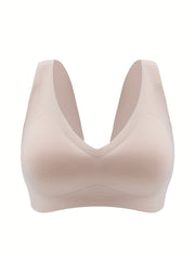 4 Pack Plus Size Bra Set Seamless Lightweight Comfort Daily Bra