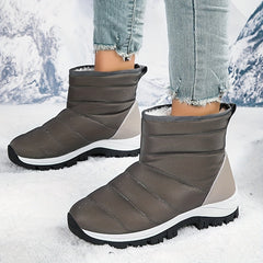 Versatile Women's Snow Boots Thickened Non-slip Warm Hiking Ski Boots