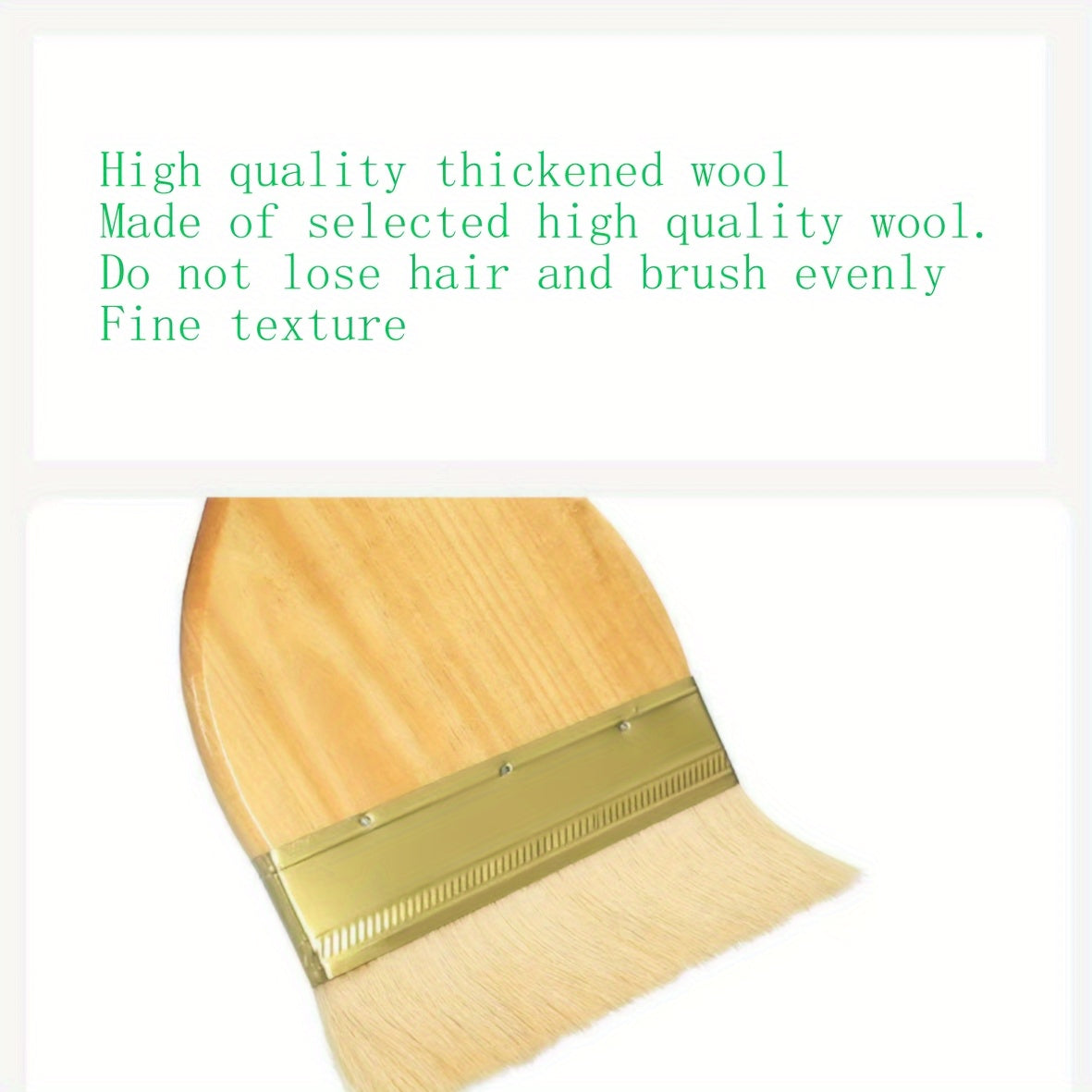 Optional Wool Brushes Soft Hair Paint Coatings Brushes