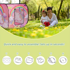 Unicorn Tent Mixed Polyester Fiber and Steel for Outdoor