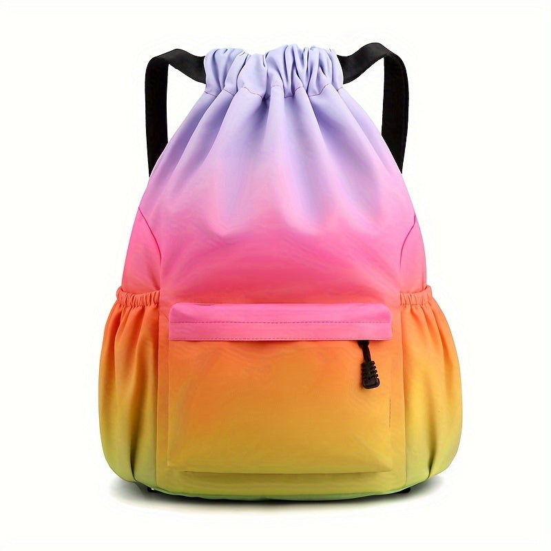 Large Capacity Basketball Bag Drawstring Pocket Men Women