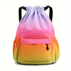 Large Capacity Basketball Bag Drawstring Pocket Men Women