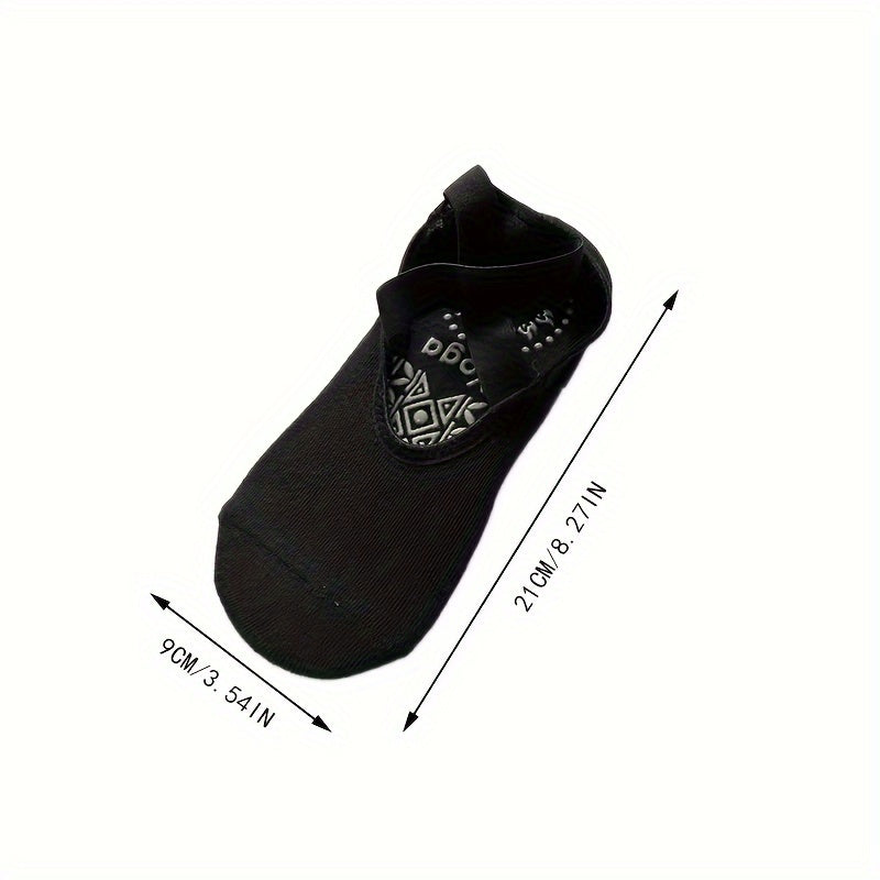 Non Slip Grip Yoga Socks Strap Soft Comfortable Athletic Socks