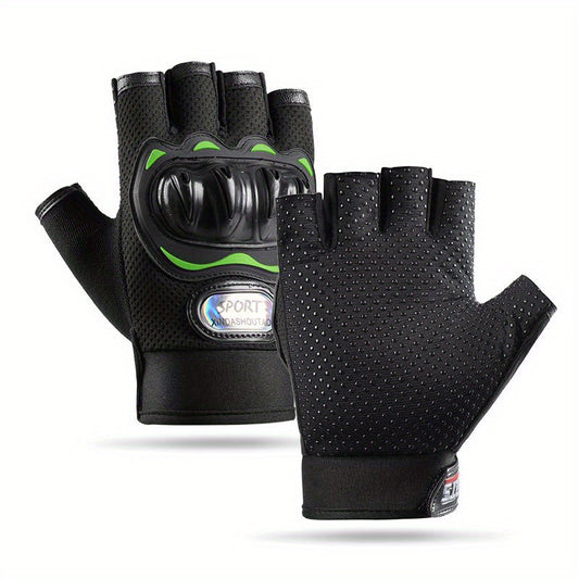 Half Finger Gloves for Fitness Training Anti Slip Ideal for Driving C