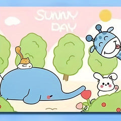 Cartoon Animal Sketchbook for Drawing and Doodling - Green Cover