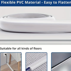 Floor Cord Cover Cable Protector Extension Cord Cover Prevent Cable Trips
