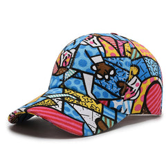 Graffiti Printed Cap for Style & Sun Protection
