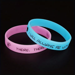 Night Glow Silicone Bracelet Rubber Wrist Band