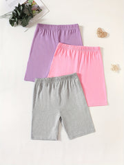 Girls Stretch Skinny Bike Shorts For Sports Leisure Summer