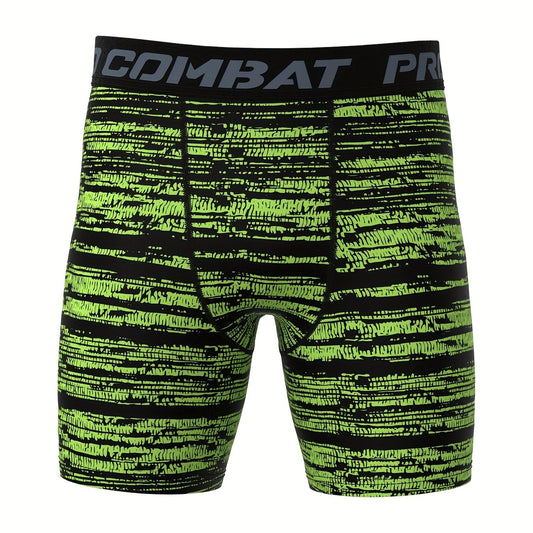 Xinso Prince Men's Camo Compression Shorts for Running Basketball Training