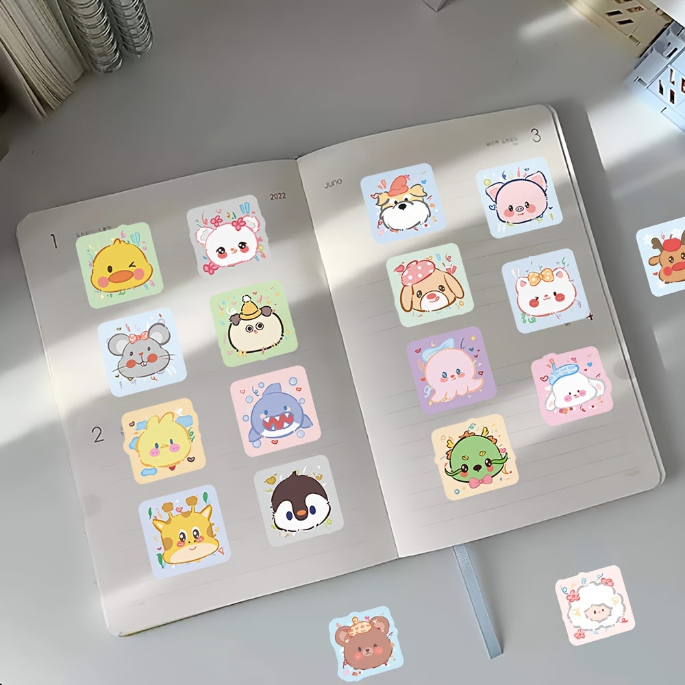 60pcs Animal Series Graffiti Stickers Waterproof for Guitar Skateboard Phone Lap
