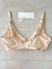 Sexy Bra Women's Plus Contrast Lace Underwire Mini Bow Detail Bra