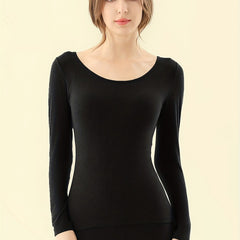 Soft Thermal Long Sleeve Crew Neck Top
