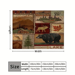 Christmas Decoration Blanket Lightweight Flannel Blanket for Couch Bedroom