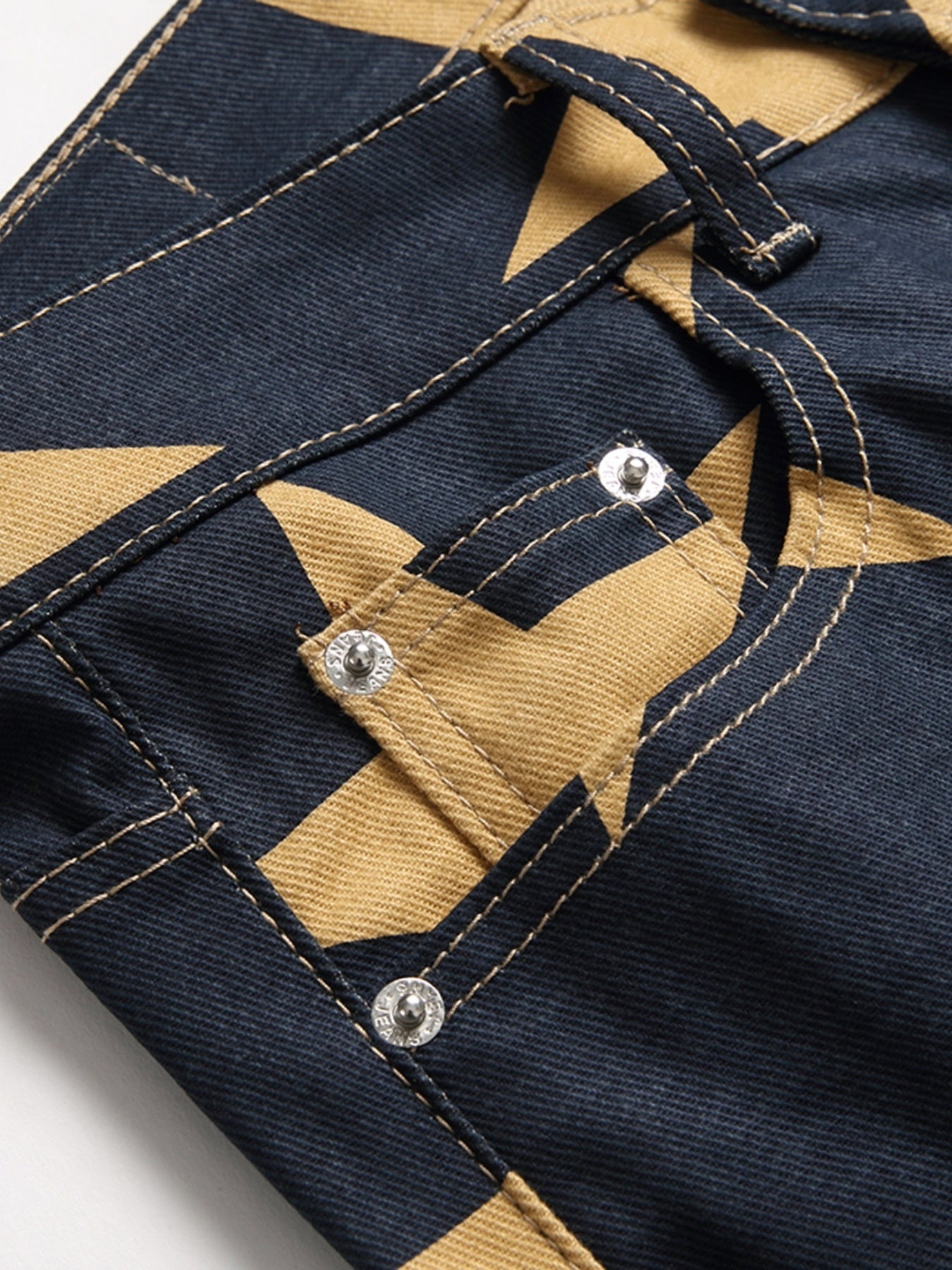 Mens Trousers Print Slight Elastic Slim Pants Mens Trousers