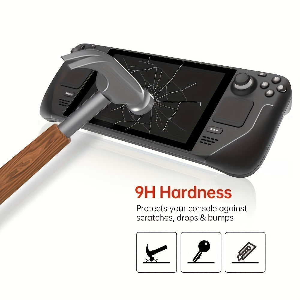 9H Tempered Glass Screen Protector for Valve Steam Deck Game Console