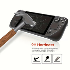 9H Tempered Glass Screen Protector for Valve Steam Deck Game Console