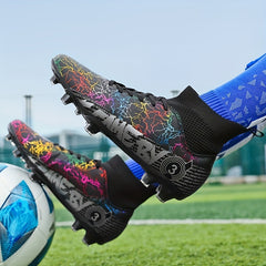 High Top Soccer Cleats for Kids and Adults Non Slip Athletic Shoes