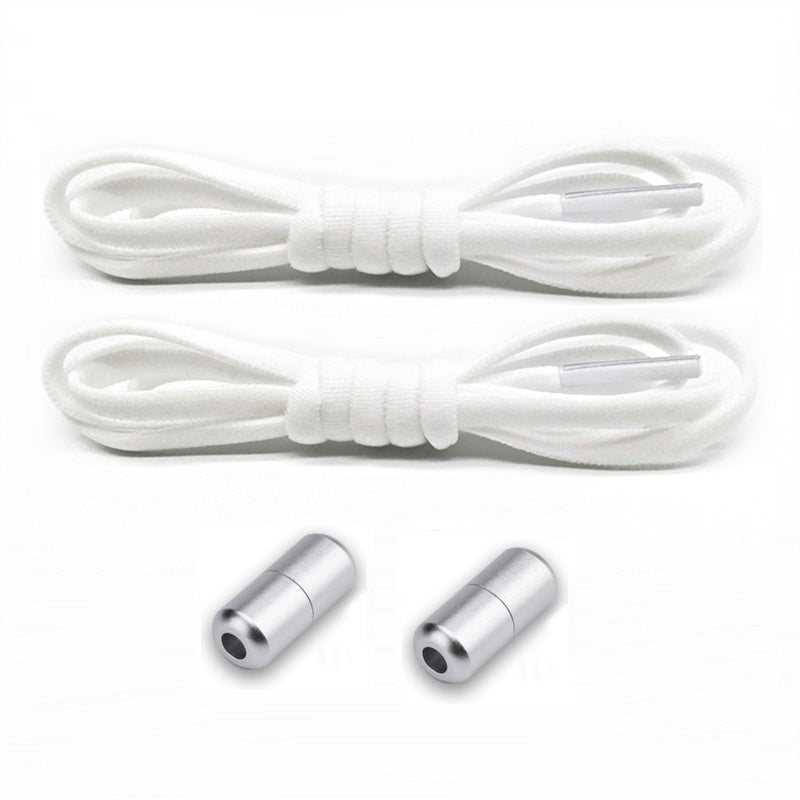 Elastic No Tie Shoelaces Semicircle Metal Lock