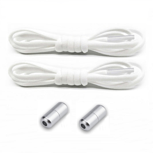 Elastic No Tie Shoelaces Semicircle Metal Lock