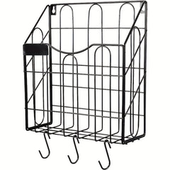 Vertical Metal Wall File Storage Rack