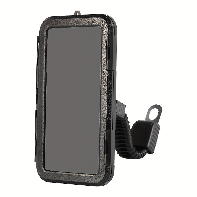 360 Adjustable Motorcycle Phone Holder Waterproof with TPU Touch Screen