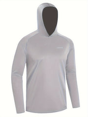 Men's Sun Protection Hoodie Long Sleeve Quick Dry Top