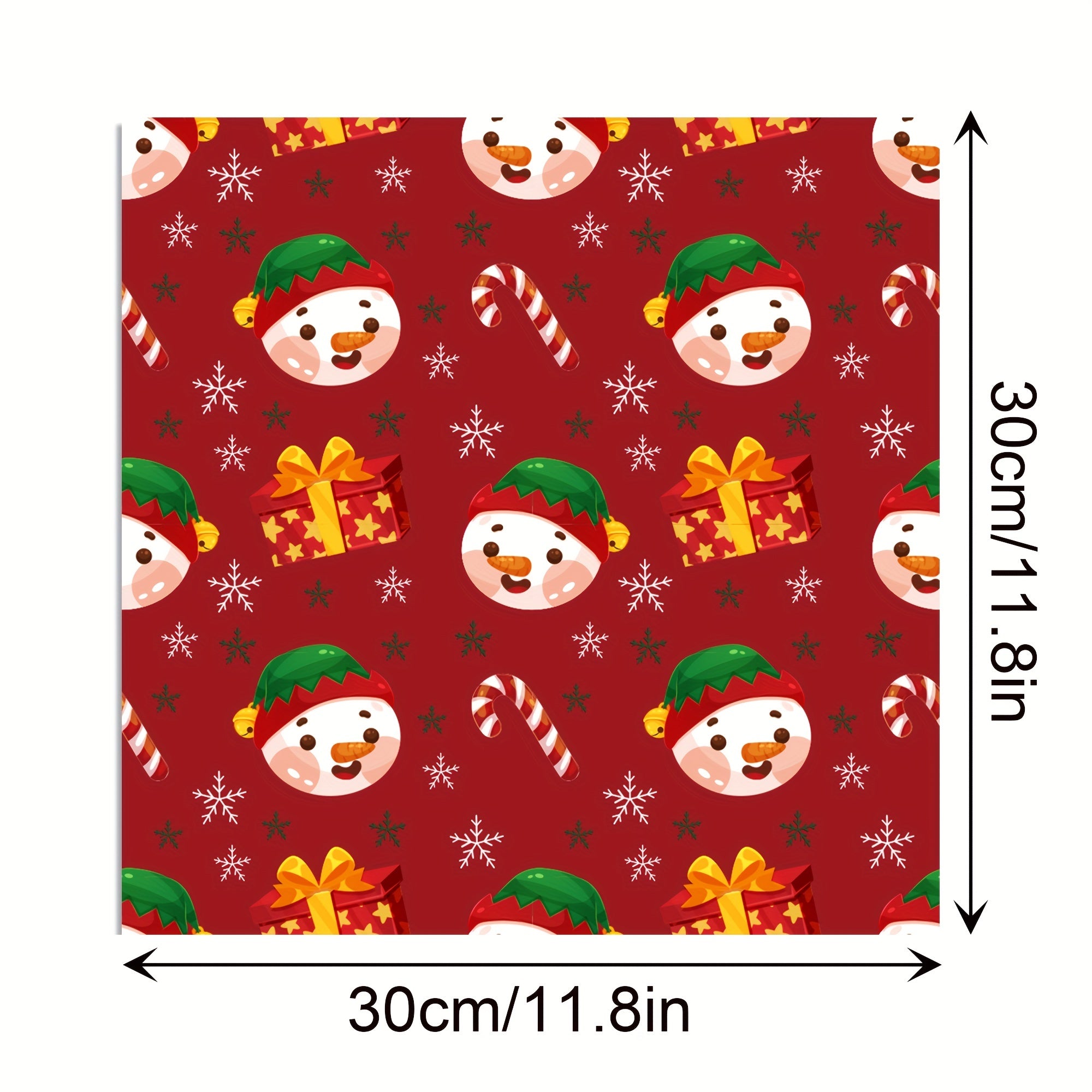 24 Sheets Double Sided Christmas Pattern Paper for DIY Background