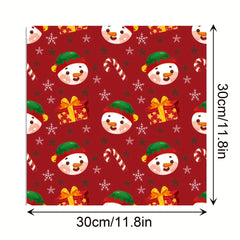 24 Sheets Double Sided Christmas Pattern Paper for DIY Background
