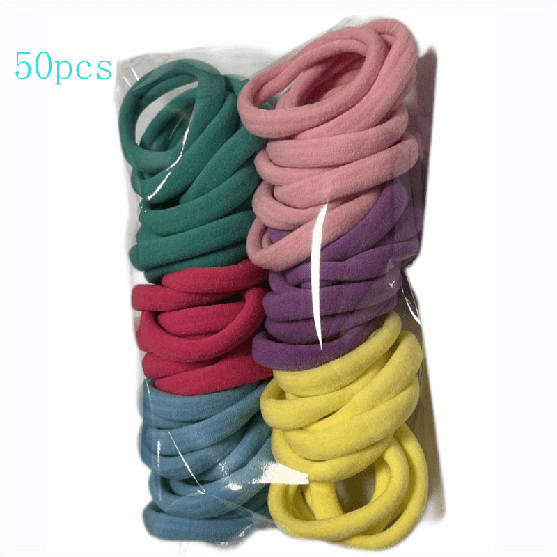 Colorful Hair Tie Hair Bands Ponytail Holders Scrunchies Hair Accessories