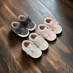 Flower Sneakers for Baby Girls Lightweight Non Slip Shoes